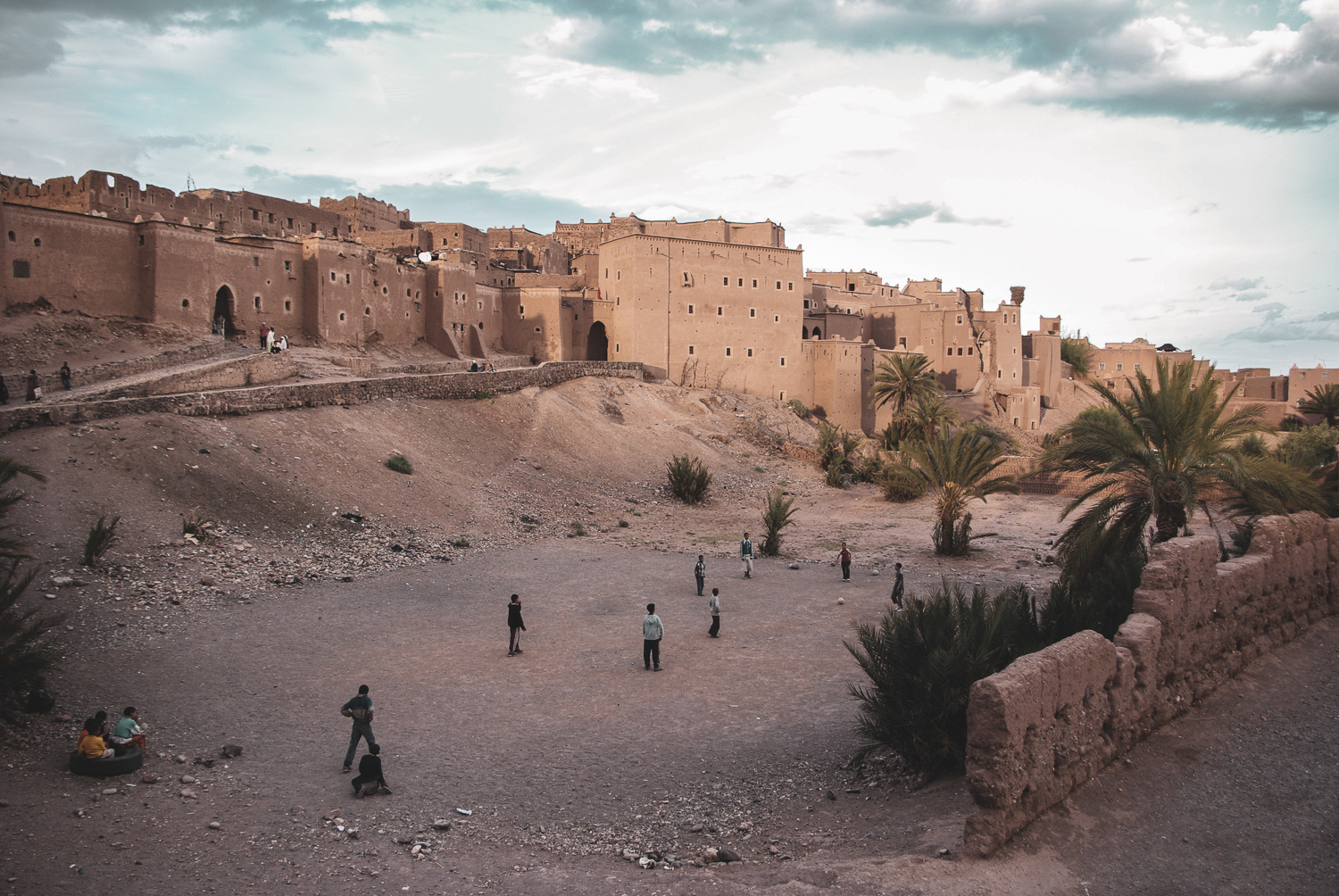 Ouarzazate 2007 - Partie de foot
