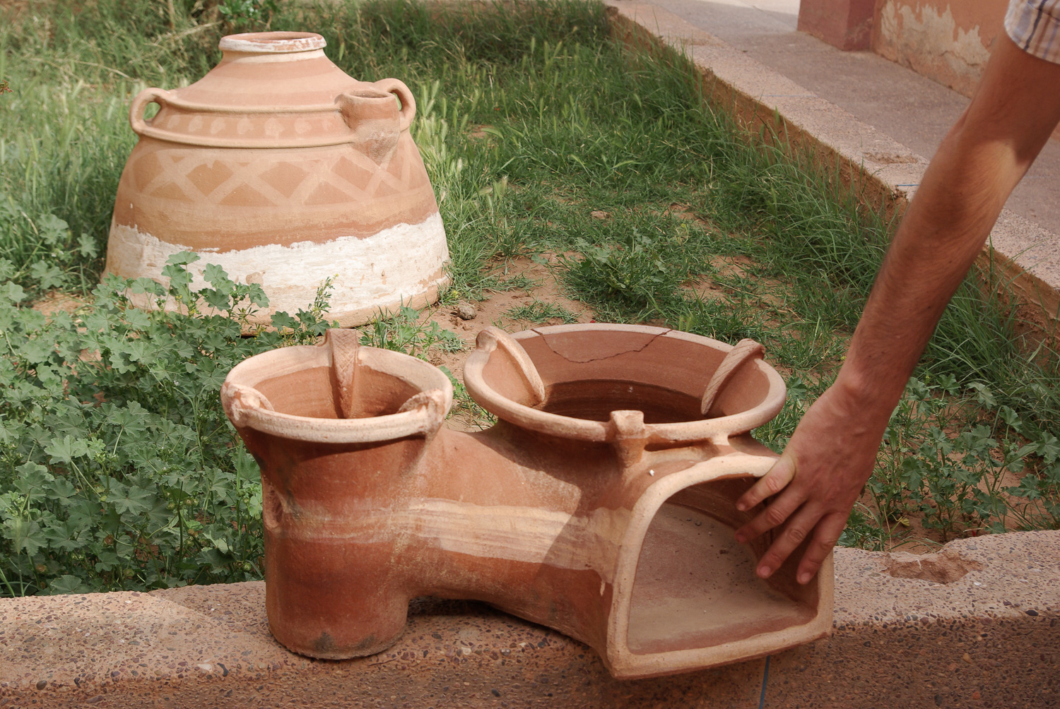 Ouarzazate 2007 - Double foyer améliorés développés par l'association Oxygène